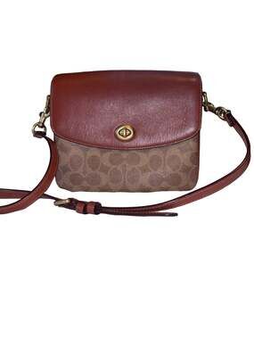 Coach Cassie 19 Crossbody Bag in Signature Canvas Tan Rust
